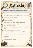 Vorschau - Arbeitsblätter - Lese-Krimi – Wer hat das Klassenmaskottchen versteckt? | Lesetraining & Detektivrätsel - Seite 1