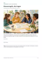 Vorschau - Arbeitsblätter - Klassenregeln, die tragen – Arbeitsheft Klasse 4–6 - Deckblatt