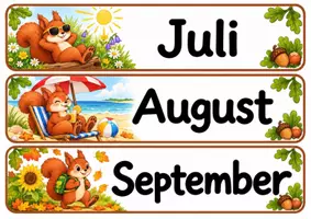 Vorschau - Poster - Kalender der Eichhörnchenklasse - Klassentier Eichhörnchen - Seite 3