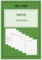 Vorschau - Arbeitsblätter - Materialpaket Herbst DAZ/VKL - Seite 1
