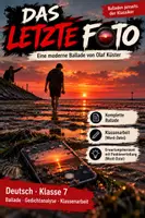 Vorschau - Klassenarbeiten - Das letzte Foto – moderne Ballade Klasse 7 | Klassenarbeit - Deckblatt