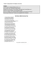 Vorschau - Klassenarbeiten - Das letzte Foto – moderne Ballade Klasse 7 | Klassenarbeit - Seite 1