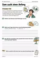 Vorschau - Stundenentwürfe - Arbeitsagentur & Ausbildung: Berufsorientierung mit Fallaufgaben und Schritt-für-Schritt-Plan - Seite 1