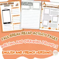 Vorschau - Arbeitsblätter - Herbst – Autumn – Französisch & Englisch | Herbst Arbeitsblätter & Aktivitäten - Seite 1