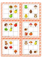 Aperçu - Apprentissages en autonomie - 🍂 Kit – Je reproduis les modèles de l’automne 🍁 - Page 3
