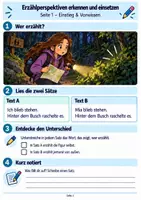 Vorschau - Stundenentwürfe - Deutsch Klasse 5 – Schreiben & Erzählen | 5er-Komplettpaket: Gesprächsregeln, Erlebniserzählung, Spannung & Perspektive - Seite 1