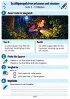 Vorschau - Stundenentwürfe - Deutsch Klasse 5 – Schreiben & Erzählen | 5er-Komplettpaket: Gesprächsregeln, Erlebniserzählung, Spannung & Perspektive - Seite 2