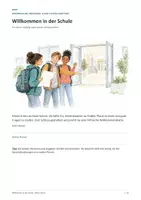 Vorschau - Arbeitsblätter - Willkommen in der Schule – Arbeitsheft Klasse 4–6 - Deckblatt