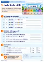 Vorschau - Unterrichtsreihen - Stellenwertsystem verstehen – Große Zahlen sicher zerlegen & zusammensetzen | Mathe Klasse 5 - Deckblatt