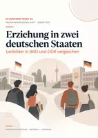 Vorschau - Stundenentwürfe - Erziehung in BRD und DDR gegenüberstellen – Stunde | Pädagogik Q1/Q2 - Deckblatt