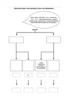 Vorschau - Arbeitsblätter - Übersicht Arten von Molekülen mit Lösung - Deckblatt