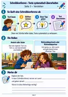 Vorschau - Arbeitsblätter - Schreibkonferenz Klasse 5 – Texte systematisch überarbeiten | Feedback geben, verbessern & Schreibkompetenz stärken - Seite 2