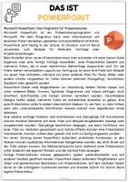 Vorschau - Arbeitsblätter - Kompletter PowerPoint Grundkurs für die 6./7. Klasse: Präsentationen erstellen, gestalten und animieren - Seite 1