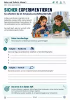 Vorschau - Arbeitsblätter - Sicher experimentieren – Laborregeln, Sicherheitscheck & Lerncheck | Natur und Technik Klasse 5 - Deckblatt