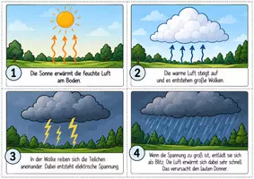 Vorschau - Arbeitsblätter - Wetterforscherheft - Heftchen mit Stationen - Deckblatt