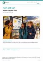 Vorschau - Stundenentwürfe - ENGLIVA COMPLETE: Unit 13 · Rain and sun (MORE! 2, LP 2023) – Projektaufgabe - Deckblatt