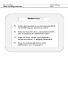 Vorschau - Experimente - Kriterien Beobachtung und Durchführung - Seite 1