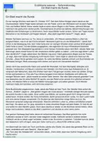 Vorschau - Arbeitsblätter - Kurzgeschichte – Reformationstag: Ein Blatt macht die Runde - Seite 1