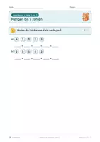 Vorschau - Unterrichtsreihen - Zahlen bis 10 entdecken · Klasse 1 · Übungspack · luftige Fassung - Seite 3