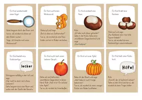 Vorschau - Spiele - Lese-Bewegungsspiel Herbst: Ich habe, wer hat... - Seite 2