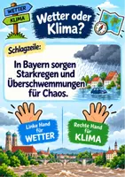 Vorschau - Arbeitsblätter - Geografie - Wetter & Klima einfach erklärt – Wetterbausteine kennenlernen | Einstieg, Arbeitsblätter & Lösungen | Klasse 5/6 - Seite 1