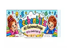Vorschau - Aufgabenkarten - Rechenblitz ⚡ – 40 Matheaufträge für die SHEKO Dose - Seite 2