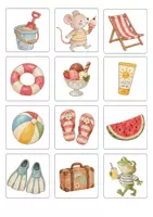 Vorschau - Spiele - Memory Sommer | Kindergarten & Vorschule - Seite 2