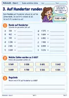 Vorschau - Stundenentwürfe - Große natürliche Zahlen – Komplettpaket Klasse 5 | Stellenwert, Vergleichen, Zahlengerade & Runden - Seite 3