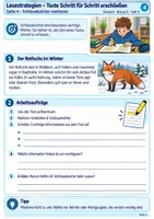 Vorschau - Stundenentwürfe - Lesestrategien Klasse 5 – Texte Schritt für Schritt erschließen | Schlüsselwörter, W-Fragen & Zusammenfassen - Seite 3