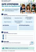 Vorschau - Stundenentwürfe - Hypothesen aufstellen – Forscherfragen, Wenn-dann-weil & Mini-Experiment | Natur und Technik Klasse 5 - Seite 1