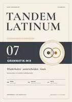 Vorschau - Arbeitsblätter - Latein-Tandembögen Grammatik-Mix: Wiederholung und Lektüre mit Selbstkontrolle (3.–4. Lernjahr) - Deckblatt