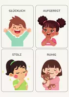 Vorschau - Spiele - Gefühle Sortierspiel | Emotionen verstehen & benennen - Seite 1