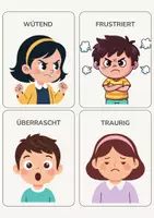 Vorschau - Spiele - Gefühle Sortierspiel | Emotionen verstehen & benennen - Seite 3