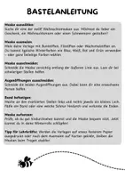 Vorschau - Mal- und Bastelvorlagen - Weihnachtsmasken zum Ausmalen und Ausschneiden – 12 Masken für Kinder - Seite 1