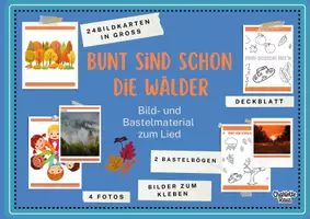 Vorschau - Arbeitsblätter - Bunt sind schon die Wälder: Basteln und Bildmaterial / Musik im Herbst - Deckblatt