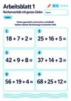 Vorschau - Arbeitsblätter - Größen Sachaufgaben und Brüche Klasse 5 Gymnasium | Materialpaket | 20 PDFs mit 200 Arbeitsblättern - Seite 2