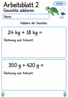 Vorschau - Arbeitsblätter - Wiederholung Größen Klasse 4 | Mathematik Klasse 4 | 10 Arbeitsblätter als PDF - Seite 2