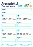 Vorschau - Arbeitsblätter - Jahresabschluss Mathematik Klasse 4 | Mathematik Klasse 4 | 10 Arbeitsblätter als PDF - Seite 2