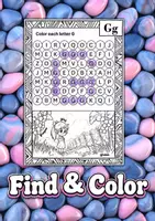Vista previa - Manualidades / Dibujos para colorear - Pack de 52 fichas | Alfabeto inglés A–Z: busca, colorea y relaciona letras e imágenes - página 2