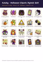 Vorschau - selbst erstellte Cliparts/Grafiken - 100 Halloween-Cliparts Digitale Welt: Datenschutz & Coding – Sketchnote-PNGs, transparent (Teil 2 von 3) - Seite 2