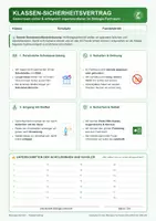 Vorschau - Poster - Einführung Fachraum Biologie: Sicherheitsvertrag mit der Klasse - Deckblatt