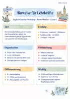 Vorschau - Arbeitsblätter - Present Perfect – Klasse 7 Grammar Workshop - Seite 2