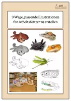 Vorschau - Lehrpläne/Lehrermaterial - Drei Wege, eigene Illustrationen für Arbeitsblätter zu erstellen - Deckblatt
