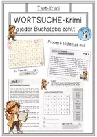 Vorschau - Anderer Materialtyp - Wortsuche-Krimi Materialpaket - Seite 3