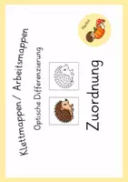 Vorschau - Fördermaterial/Inklusion - Herbst Klettmappen/ Arbeitsmappen - Optische Differenzierung & Zuordnung Förderschule Geistige Entwicklung - Seite 3