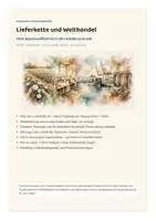 Vorschau - Unterrichtsreihen - Lieferkette und Welthandel | Lernwerkstatt Politik/Wirtschaft & Geografie Klasse 8–10 - vierfach differenziert inkl. eigener Förderversion / DaZ-Version - Seite 1