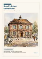 Vorschau - Unterrichtsreihen - Bund, Länder, Gemeinden – Föderalismus in Deutschland - vierfach differenziert inkl. eigener Förderversion / DaZ-Version - Seite 1