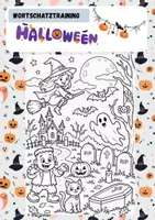 Vorschau - Arbeitsblätter - Lerntheke Halloween - Deckblatt