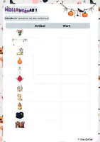 Vorschau - Arbeitsblätter - Lerntheke Halloween - Seite 3