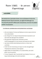 Vorschau - Stationenlernen - Mission pronom relatif LEQUEL – Un parcours d'apprentissage - Deckblatt